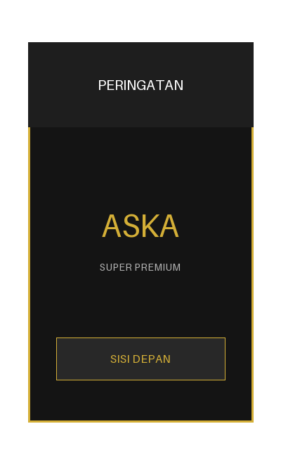 Kemasan ASKA Kretek Super Premium